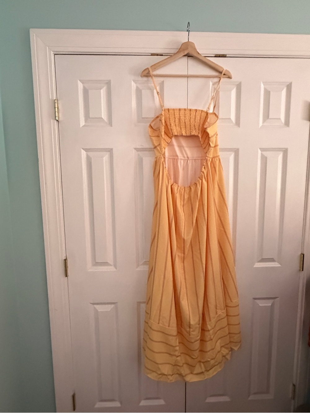 Sunrise Striped Maxi Dress - Yellow - Picture 4 of 7